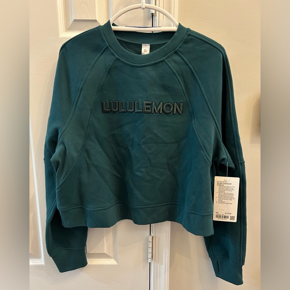 Lululemon Scuba Oversized Pullover Wordmark